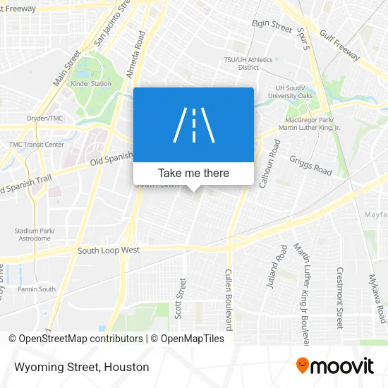 Mapa de Wyoming Street