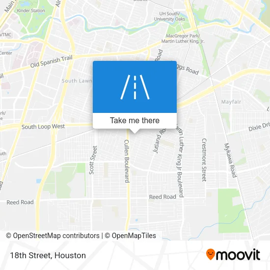 Mapa de 18th Street