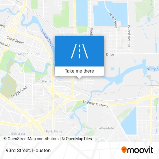 93rd Street map