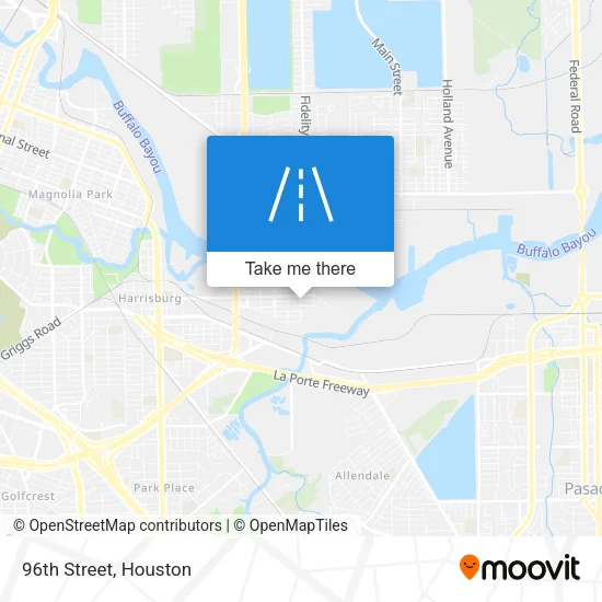 96th Street map