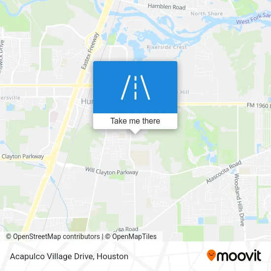 Acapulco Village Drive map