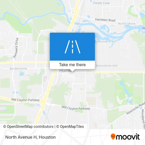 North Avenue H map