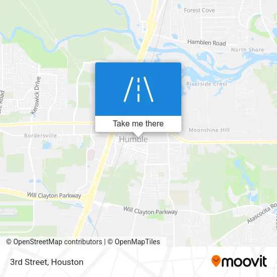 3rd Street map