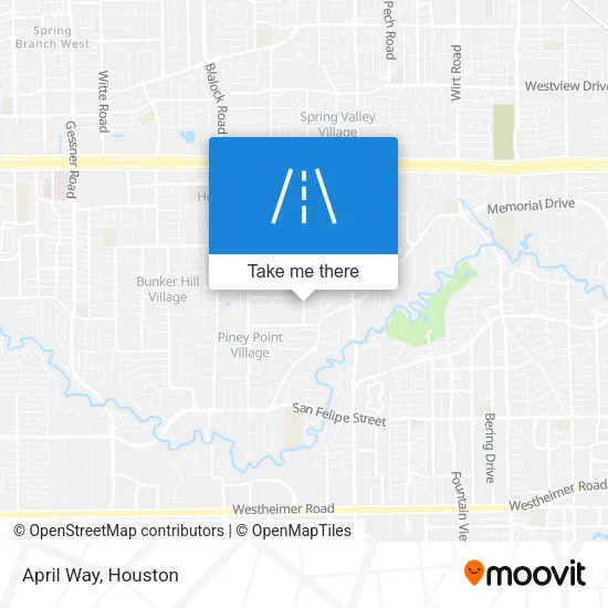 April Way map
