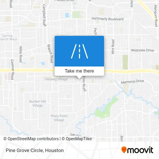 Pine Grove Circle map