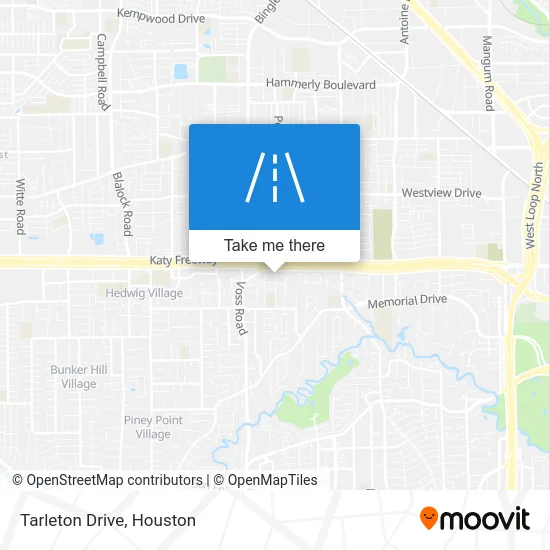 Tarleton Drive map