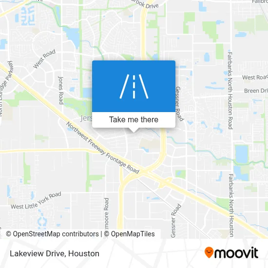 Lakeview Drive map