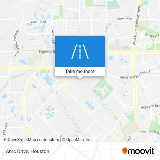 Amc Drive map