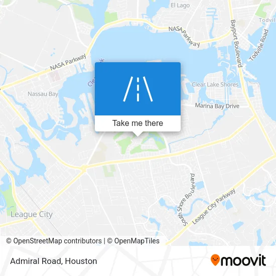 Admiral Road map