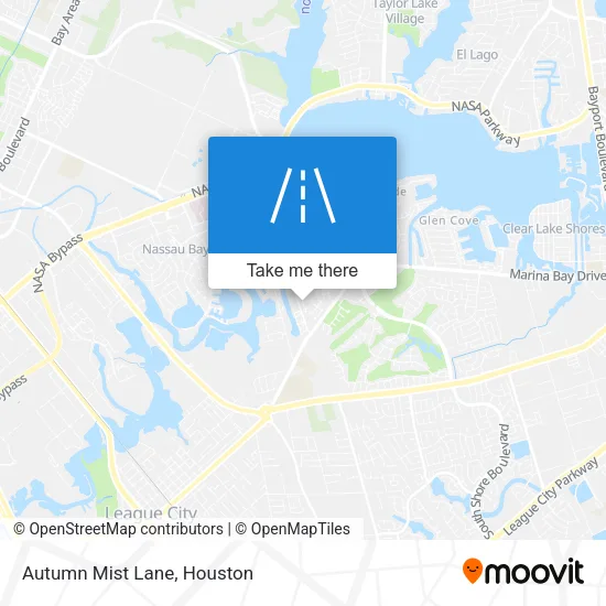 Autumn Mist Lane map