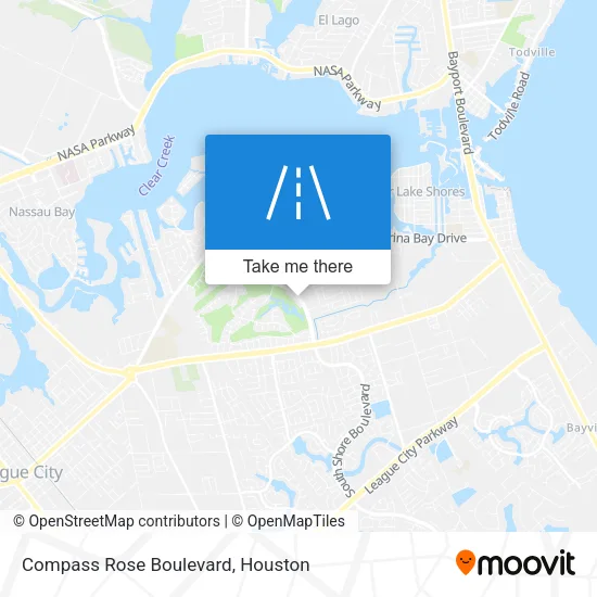 Compass Rose Boulevard map