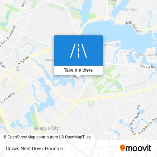 Crows Nest Drive map