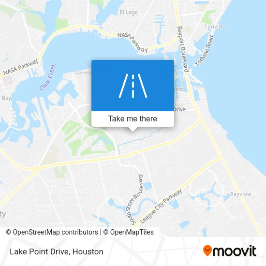 Lake Point Drive map