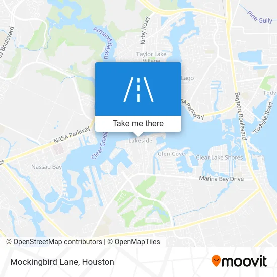 Mockingbird Lane map