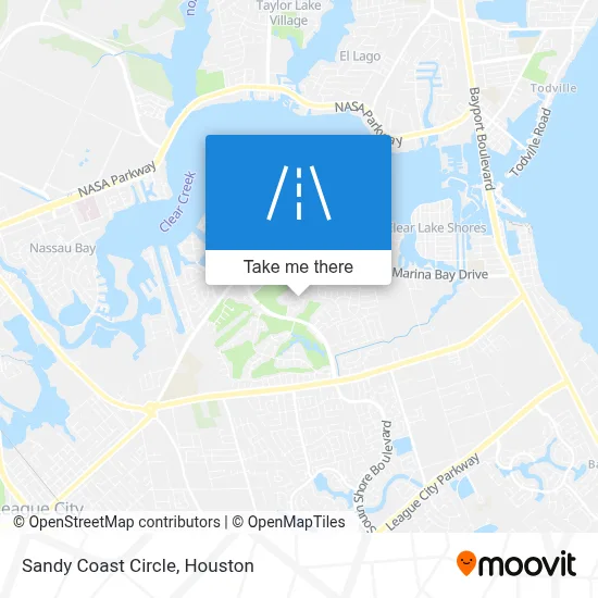 Sandy Coast Circle map