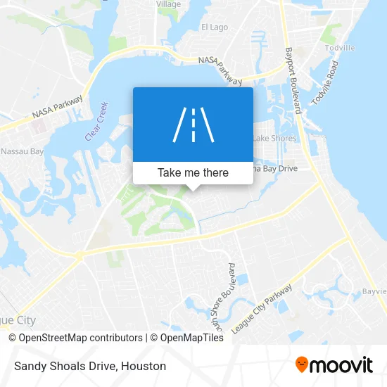 Sandy Shoals Drive map