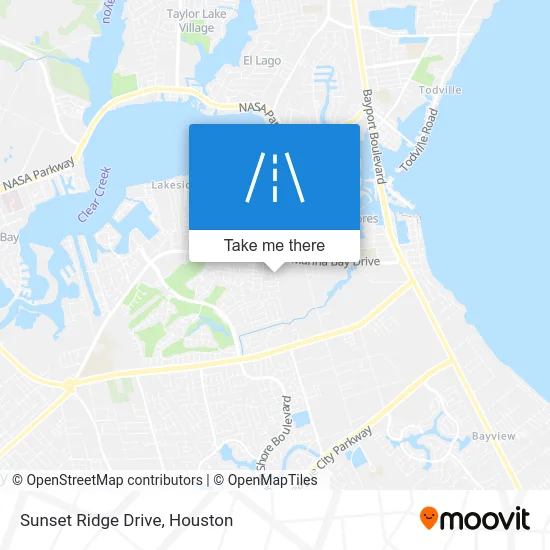 Sunset Ridge Drive map