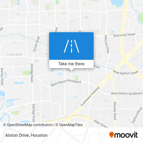 Alston Drive map