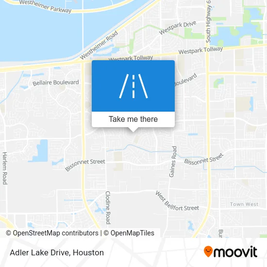 Adler Lake Drive map