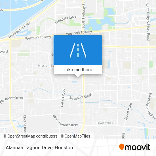 Alannah Lagoon Drive map