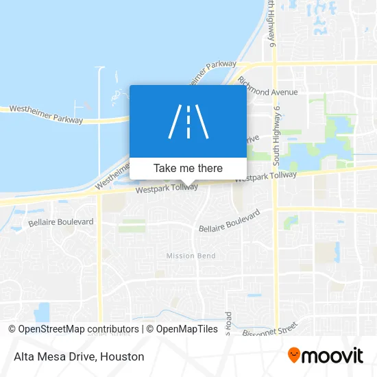 Alta Mesa Drive map