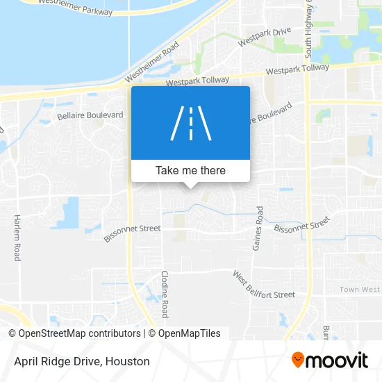 April Ridge Drive map
