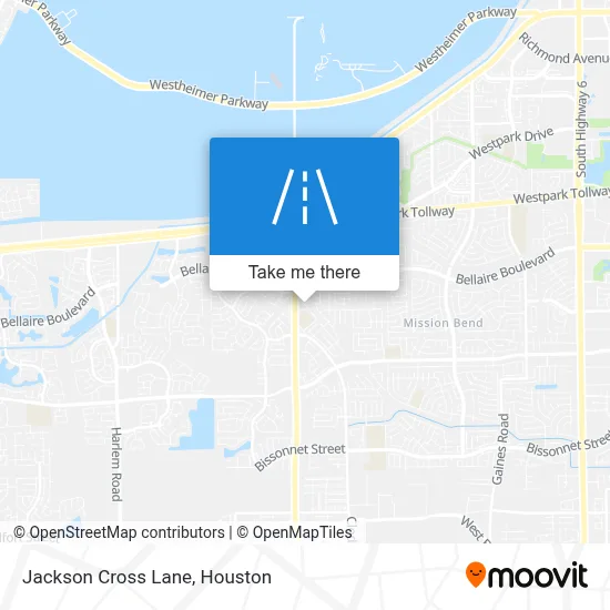 Jackson Cross Lane map