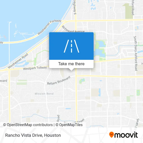 Rancho Vista Drive map