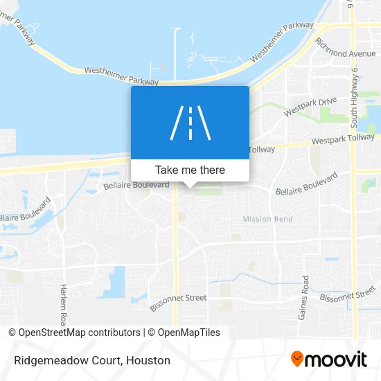 Ridgemeadow Court map