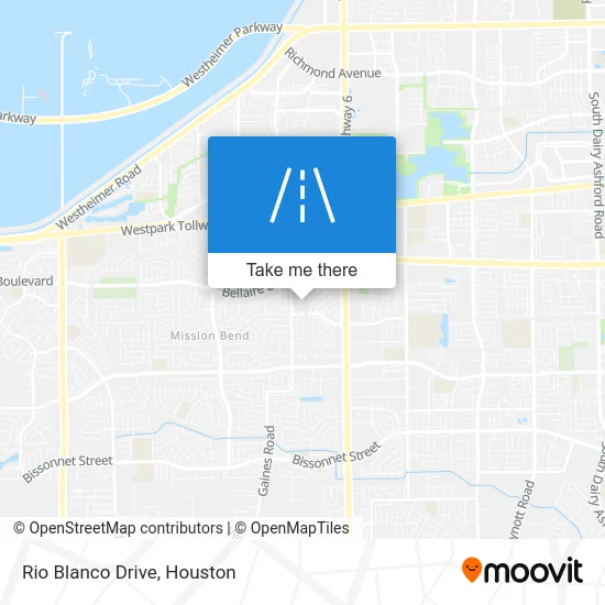 Rio Blanco Drive map