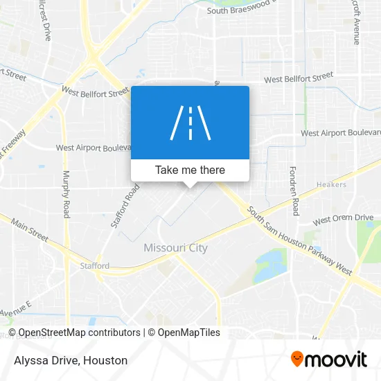 Alyssa Drive map