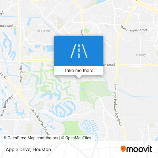 Apple Drive map