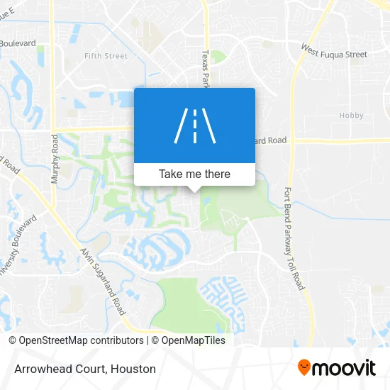 Arrowhead Court map
