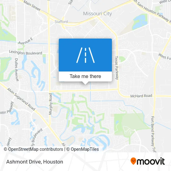 Ashmont Drive map