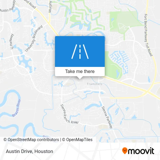 Austin Drive map