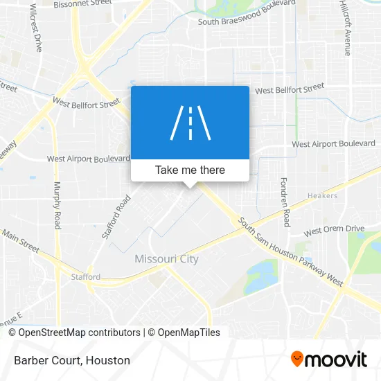 Barber Court map