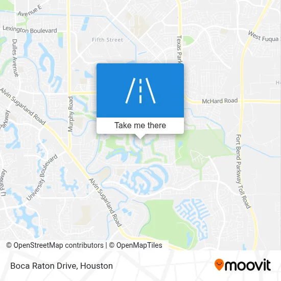 Boca Raton Drive map