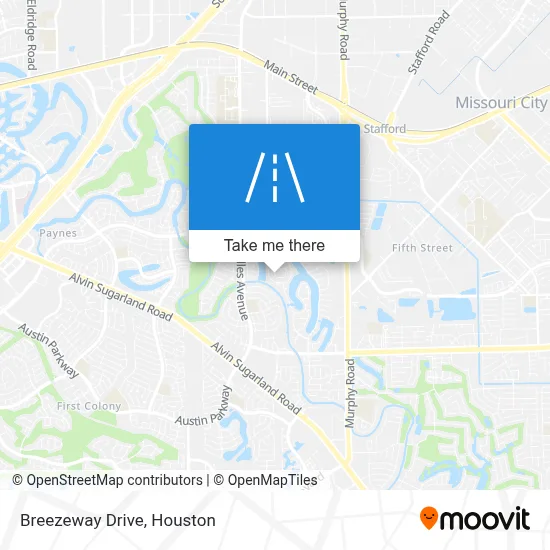 Breezeway Drive map