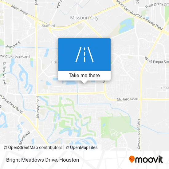 Bright Meadows Drive map