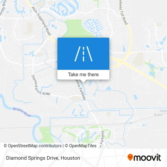Diamond Springs Drive map