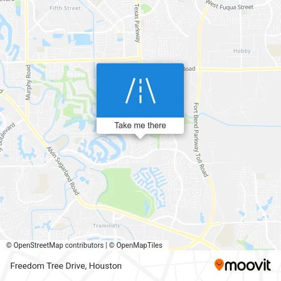 Freedom Tree Drive map