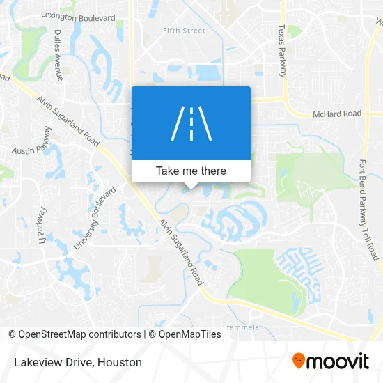 Lakeview Drive map