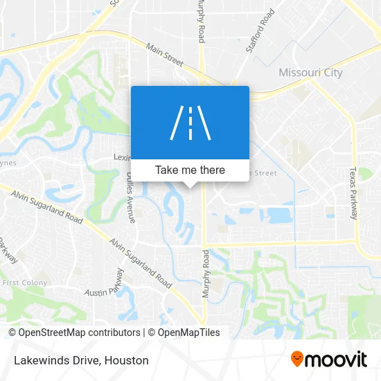 Lakewinds Drive map