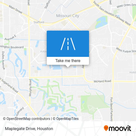 Maplegate Drive map