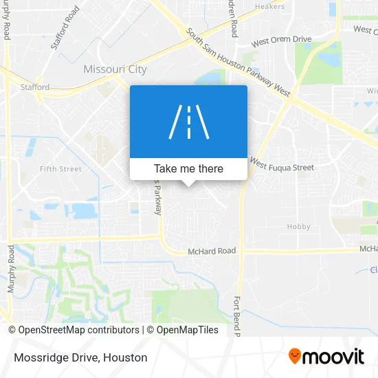 Mossridge Drive map