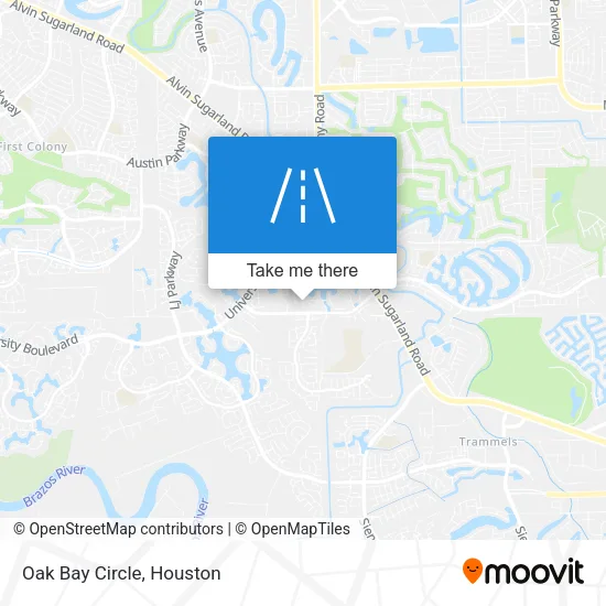 Oak Bay Circle map