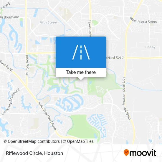Riflewood Circle map