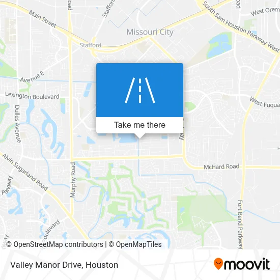 Valley Manor Drive map