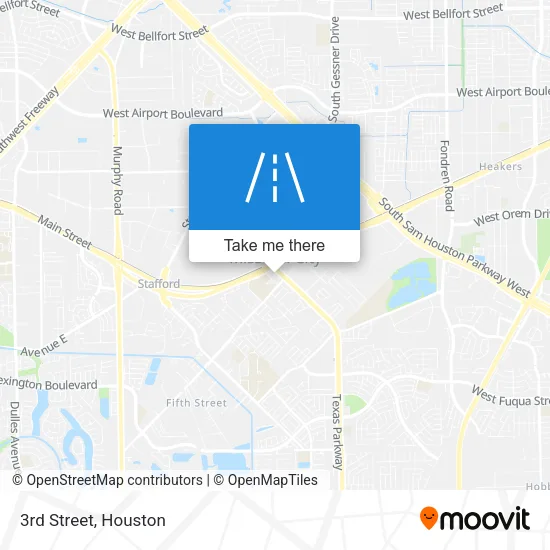 3rd Street map