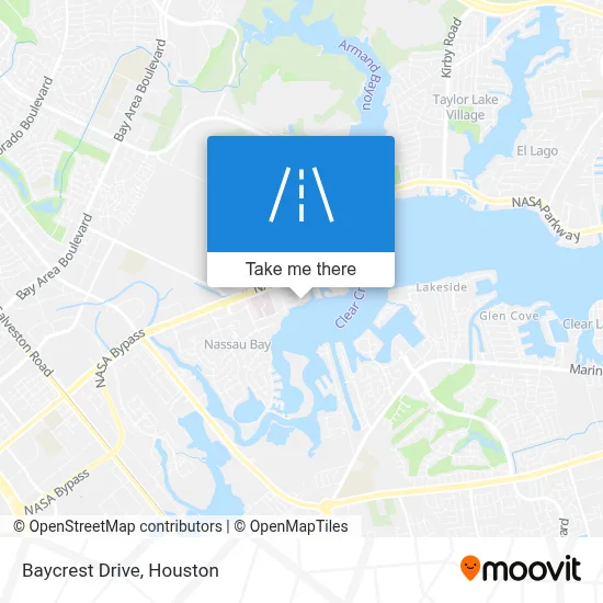 Baycrest Drive map